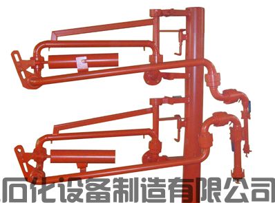 浙江杭州客戶定制采購的液氨裝卸鶴管（AL2543型汽車底部密閉裝卸鶴管）已發(fā)往使用現場(1)
